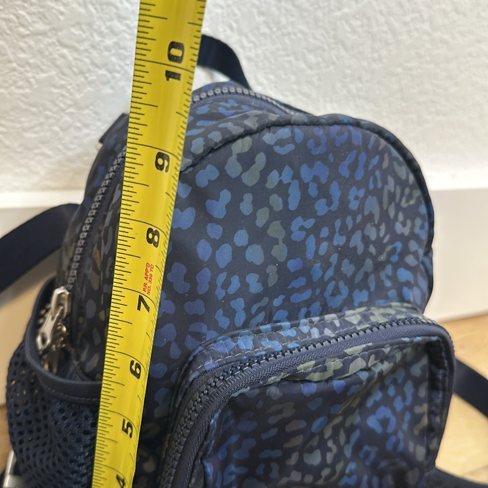 Fabletics Mini Backpack Rainbow Leopard Print - image 3